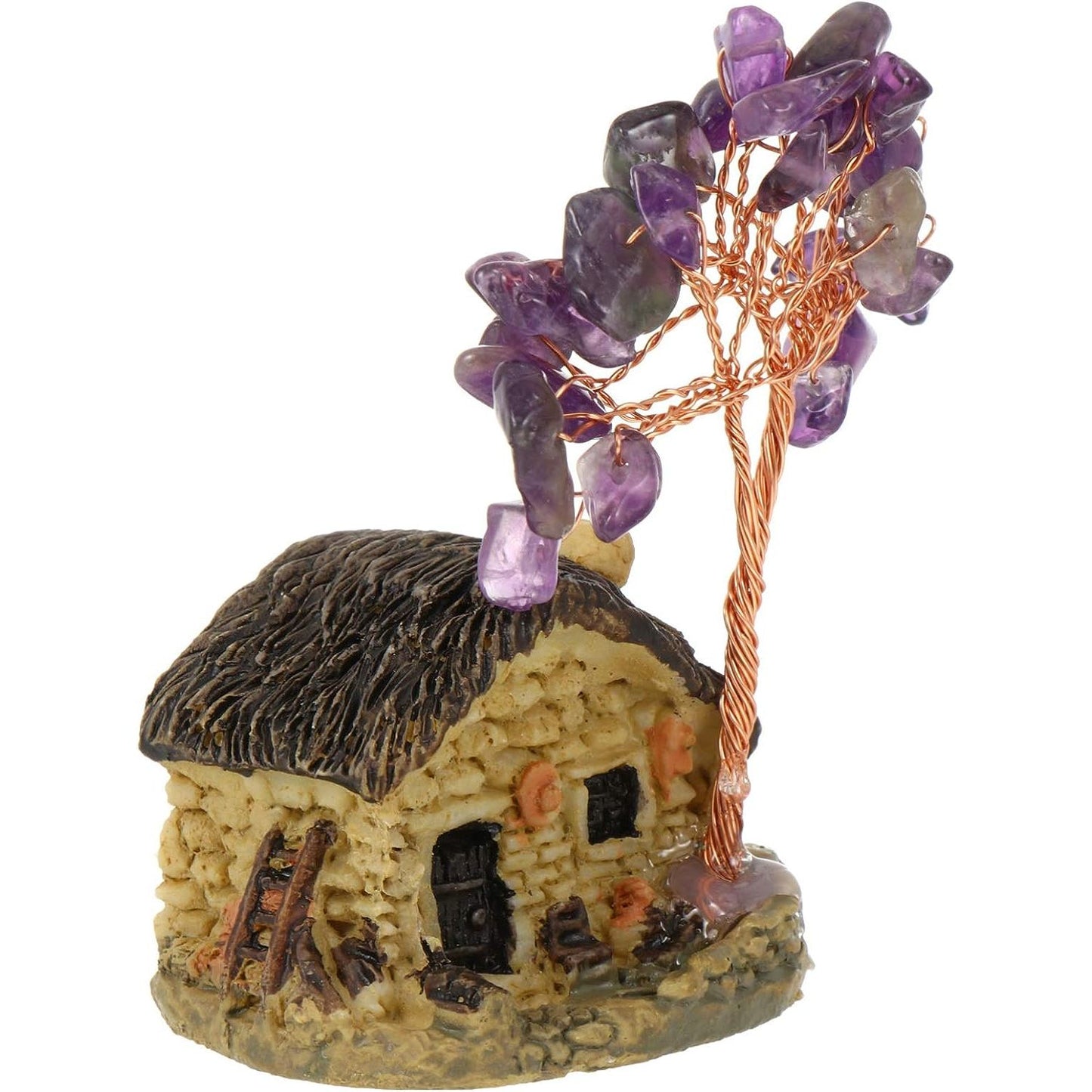 Crystal Tree Feng Shui Crystal Positve Energy Tree with Miniature House