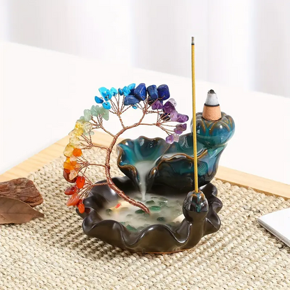 Ceramic Chakra Incense Burner