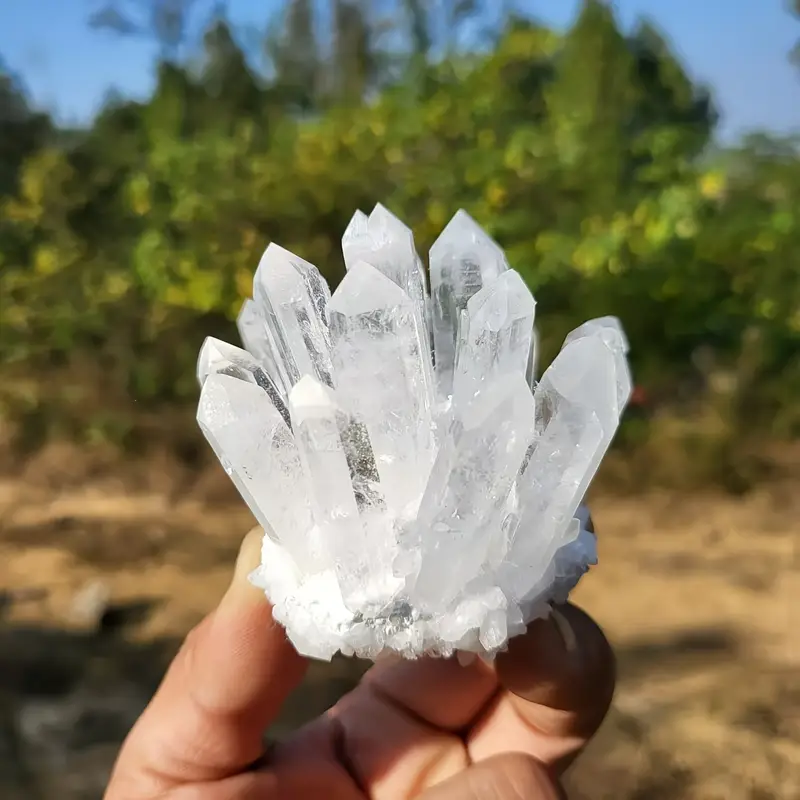 2.75 - 3.15 Inch Clear Quartz Phantom "Chlorite" Crystal