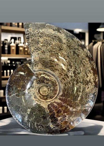 10 Inch Fossilized Ammonite