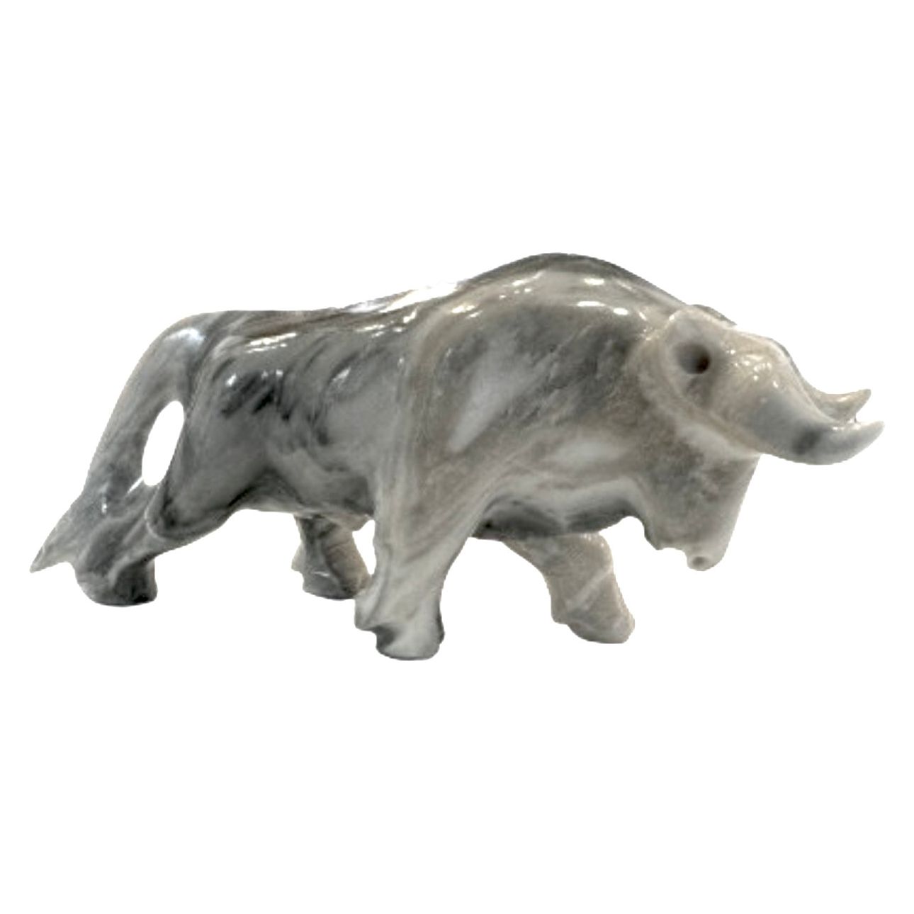 6 Inch Gray Onyx High-Quality Bull