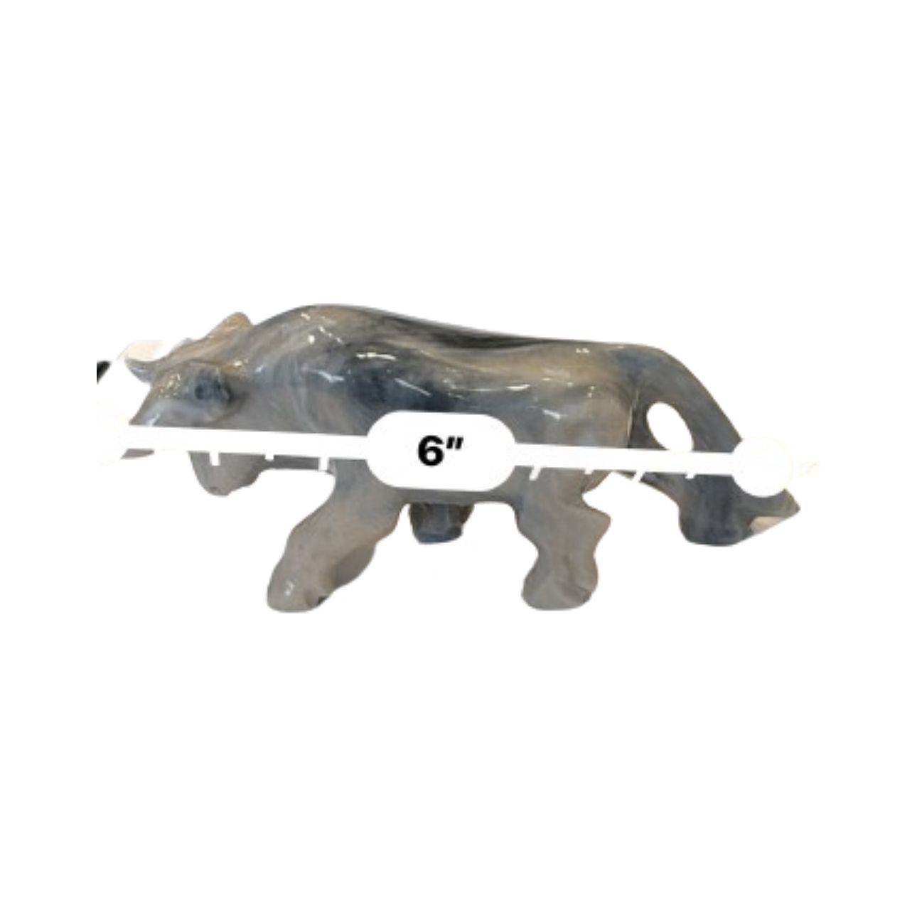 6 Inch Gray Onyx High-Quality Bull