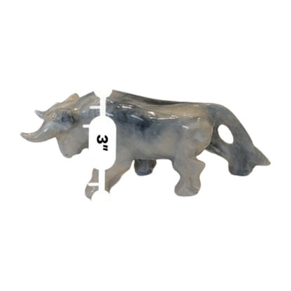 6 Inch Gray Onyx High-Quality Bull