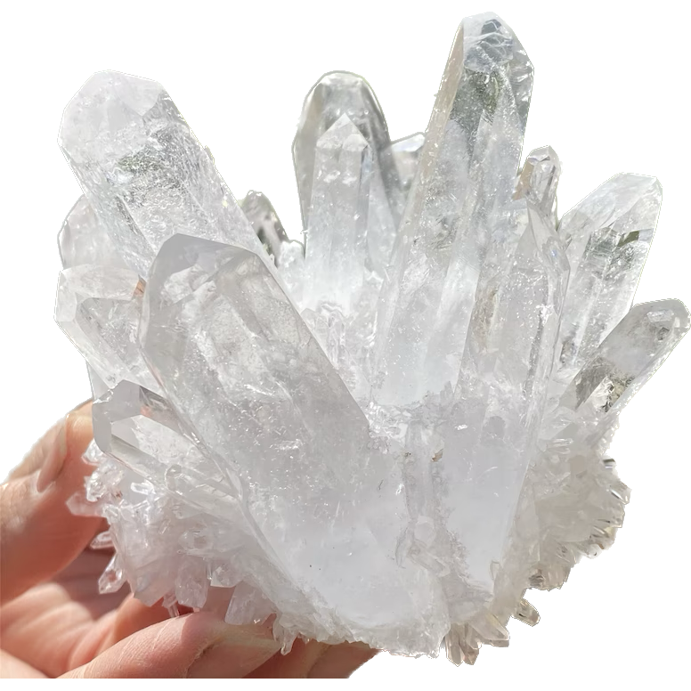 5 Inch Clear Quartz Phantom "Chlorite" Crystal