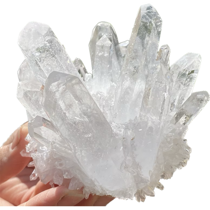 5 Inch Clear Quartz Phantom "Chlorite" Crystal