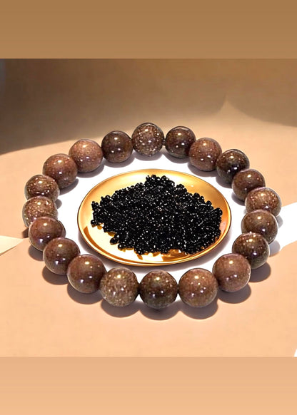 10mm  Goldstone Bracelet