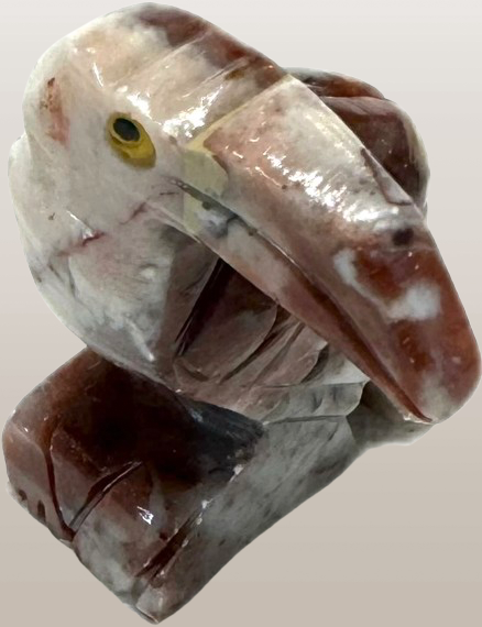 1.5" Genuine Peru Soapstone Parakeet Parrot (Buy one get second one 50% off)