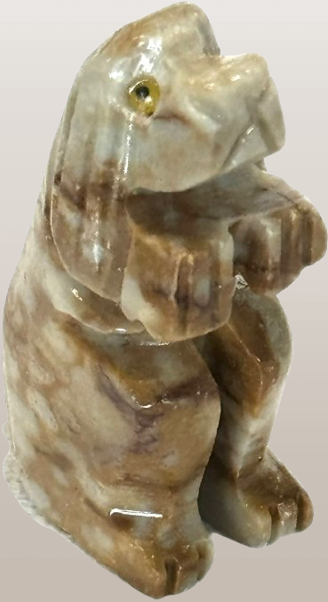 1.5" Genuine Peru Standing Soapstone Dog (Buy one get second one 50% off)