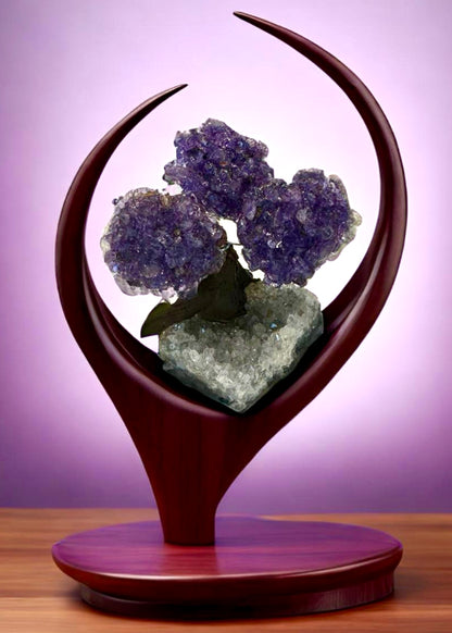 4.0" Brazilian Amethyst Gemstone Tree (Positive Energy)