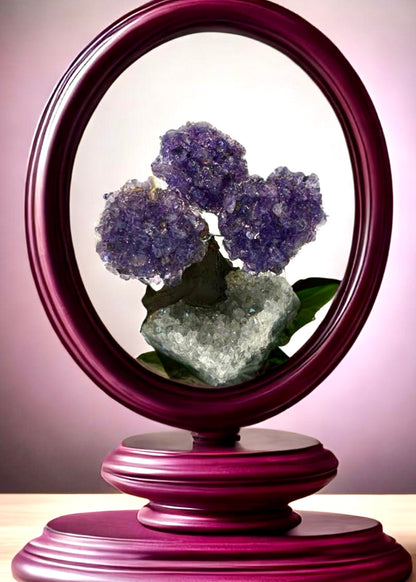 4.0" Brazilian Amethyst Gemstone Tree (Positive Energy)