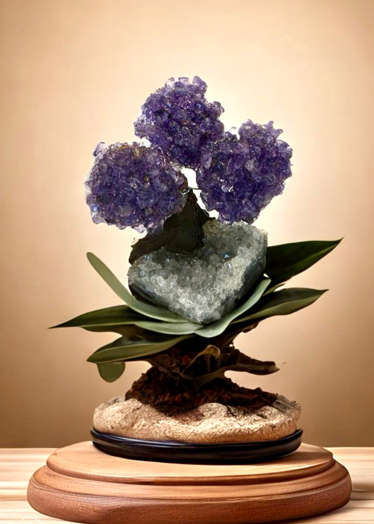 4.0" Brazilian Amethyst Gemstone Tree (Positive Energy)