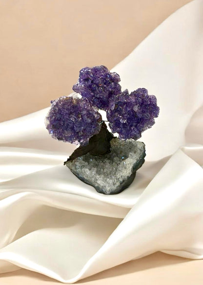 4.0" Brazilian Amethyst Gemstone Tree (Positive Energy)