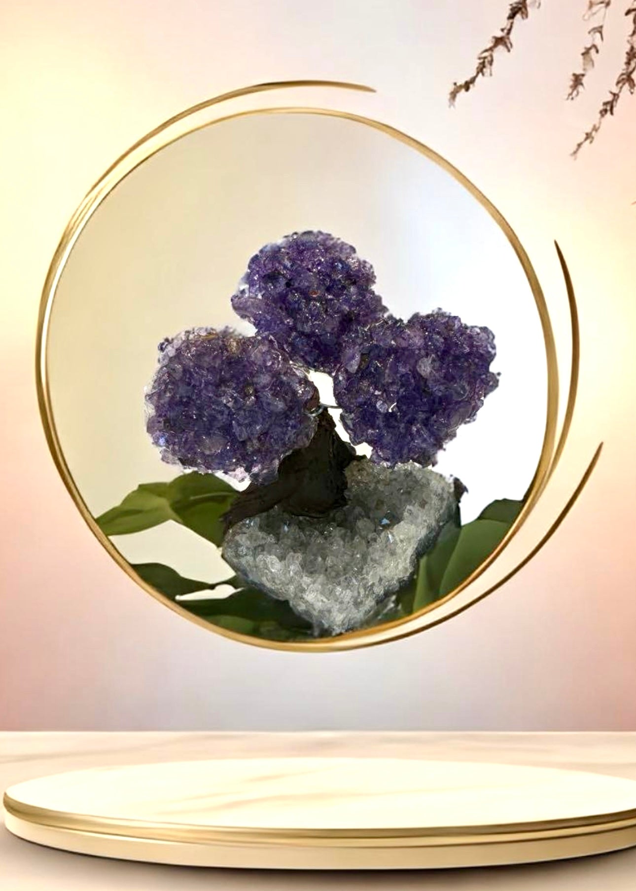 4.0" Brazilian Amethyst Gemstone Tree (Positive Energy)