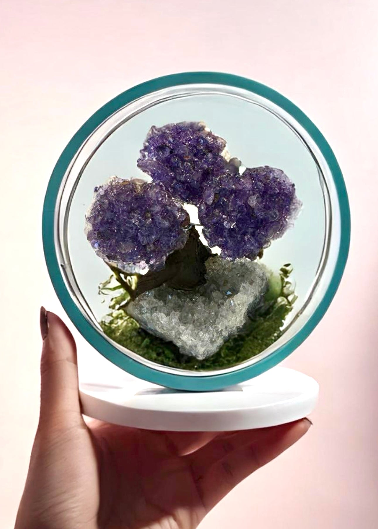 4.0" Brazilian Amethyst Gemstone Tree (Positive Energy)