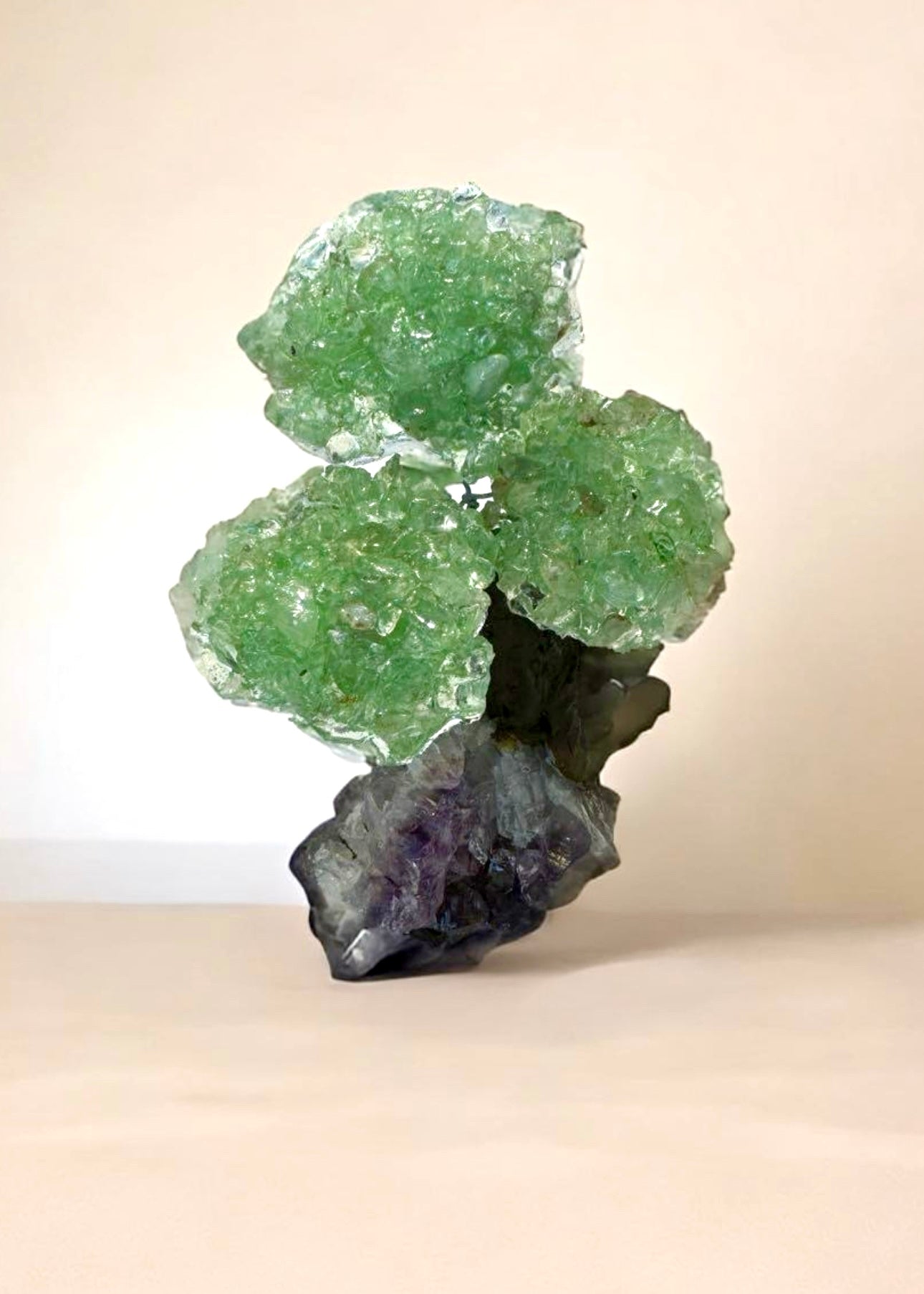 4.0" Brazilian Green Aventurine Gemstone Tree (Prosperity, Wealth, and and Good Luck)