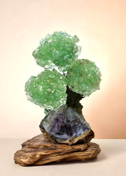 4.0" Brazilian Green Aventurine Gemstone Tree (Prosperity, Wealth, and and Good Luck)