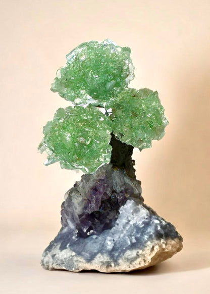 4.0" Brazilian Green Aventurine Gemstone Tree (Prosperity, Wealth, and and Good Luck)