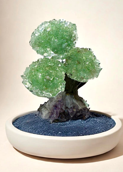 4.0" Brazilian Green Aventurine Gemstone Tree (Prosperity, Wealth, and and Good Luck)