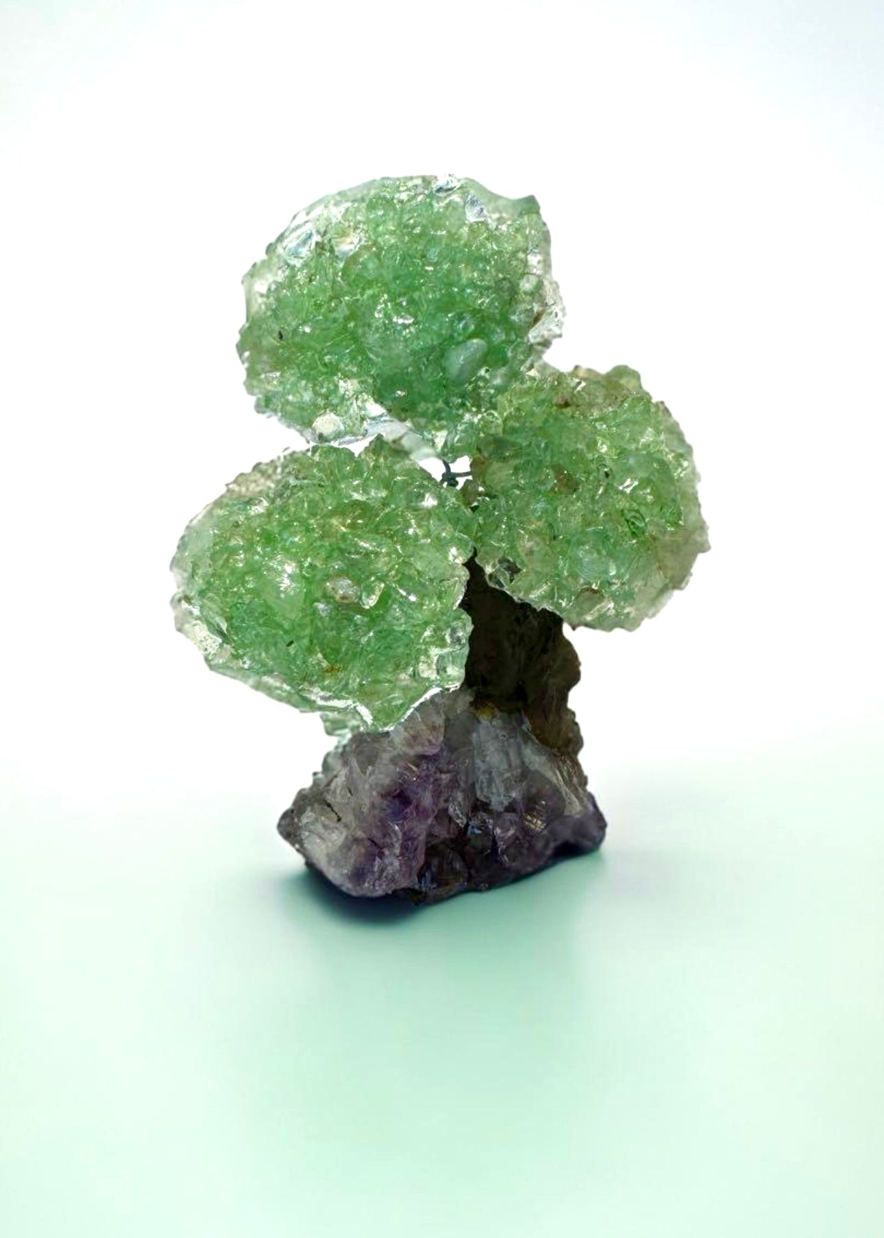 4.0" Brazilian Green Aventurine Gemstone Tree (Prosperity, Wealth, and and Good Luck)