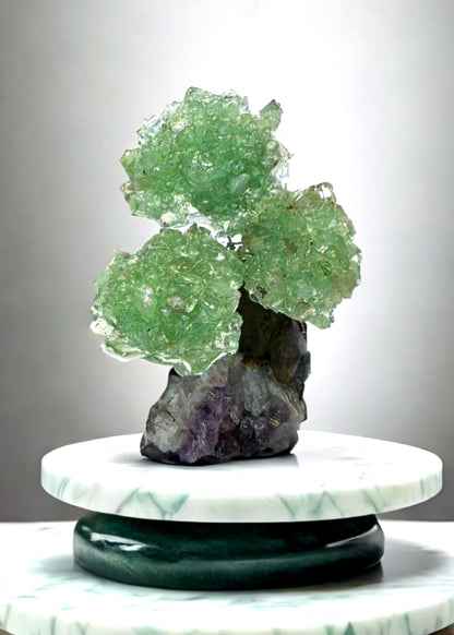 4.0" Brazilian Green Aventurine Gemstone Tree (Prosperity, Wealth, and and Good Luck)