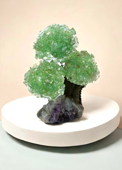 4.0" Brazilian Green Aventurine Gemstone Tree (Prosperity, Wealth, and and Good Luck)