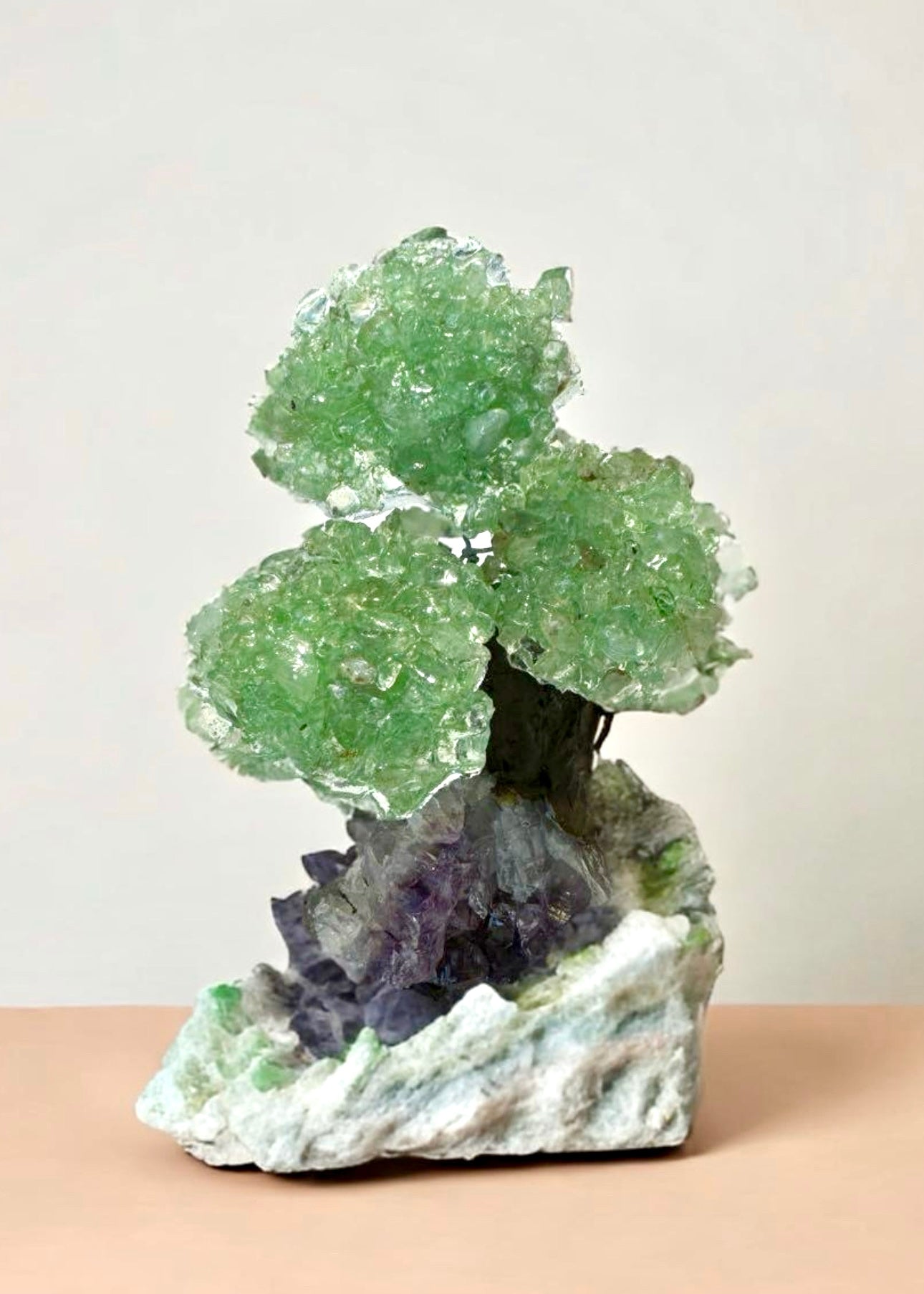 4.0" Brazilian Green Aventurine Gemstone Tree (Prosperity, Wealth, and and Good Luck)