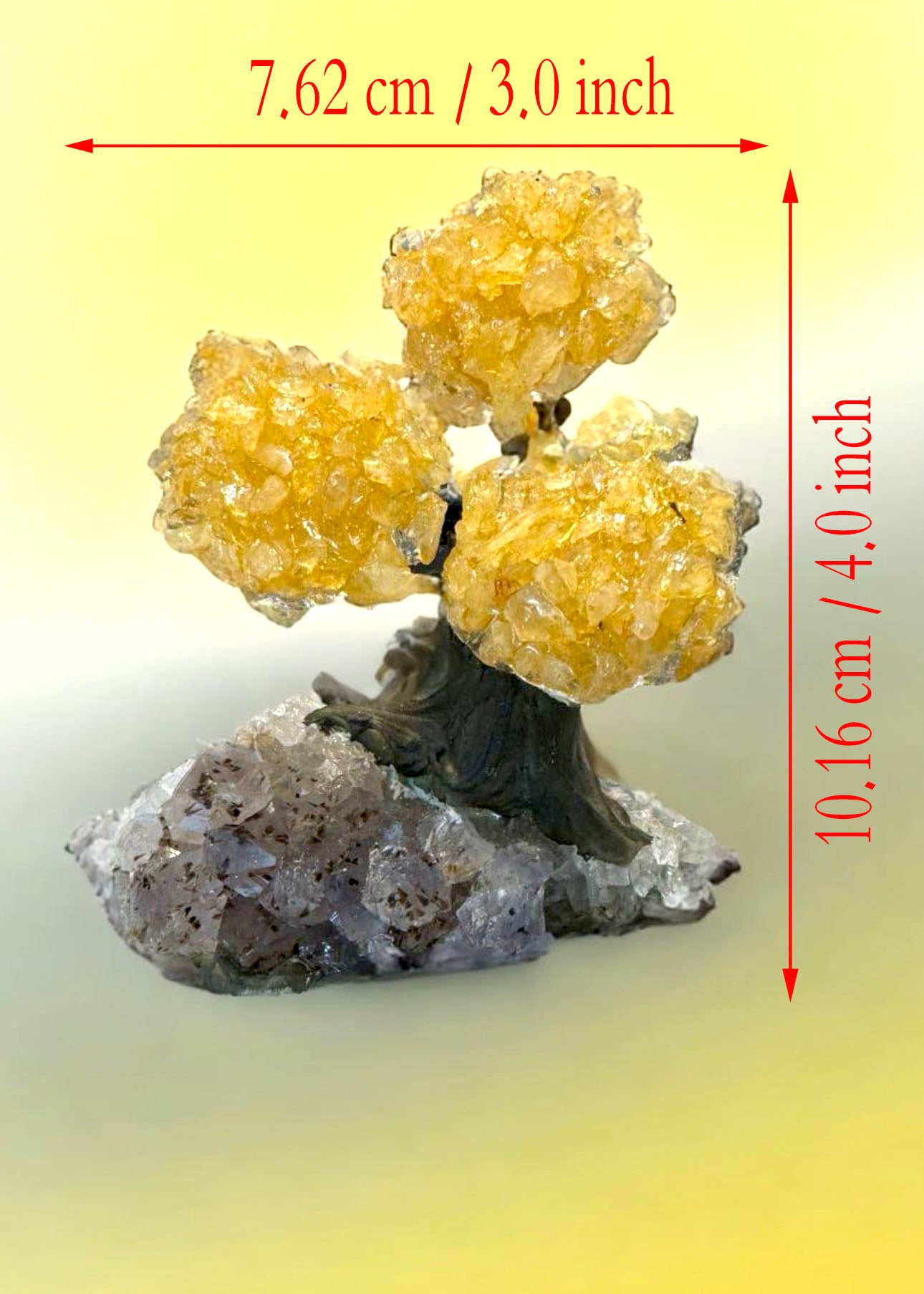 4.0" Brazilian Citrine Gemstone Tree (Money Tree)