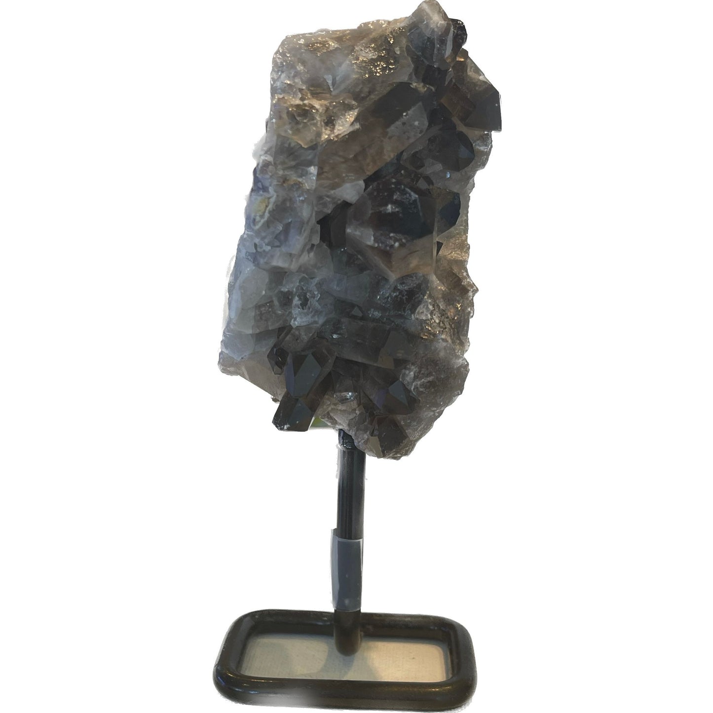 5 Inch Free Form Smokey Quartz on a Metal Stand