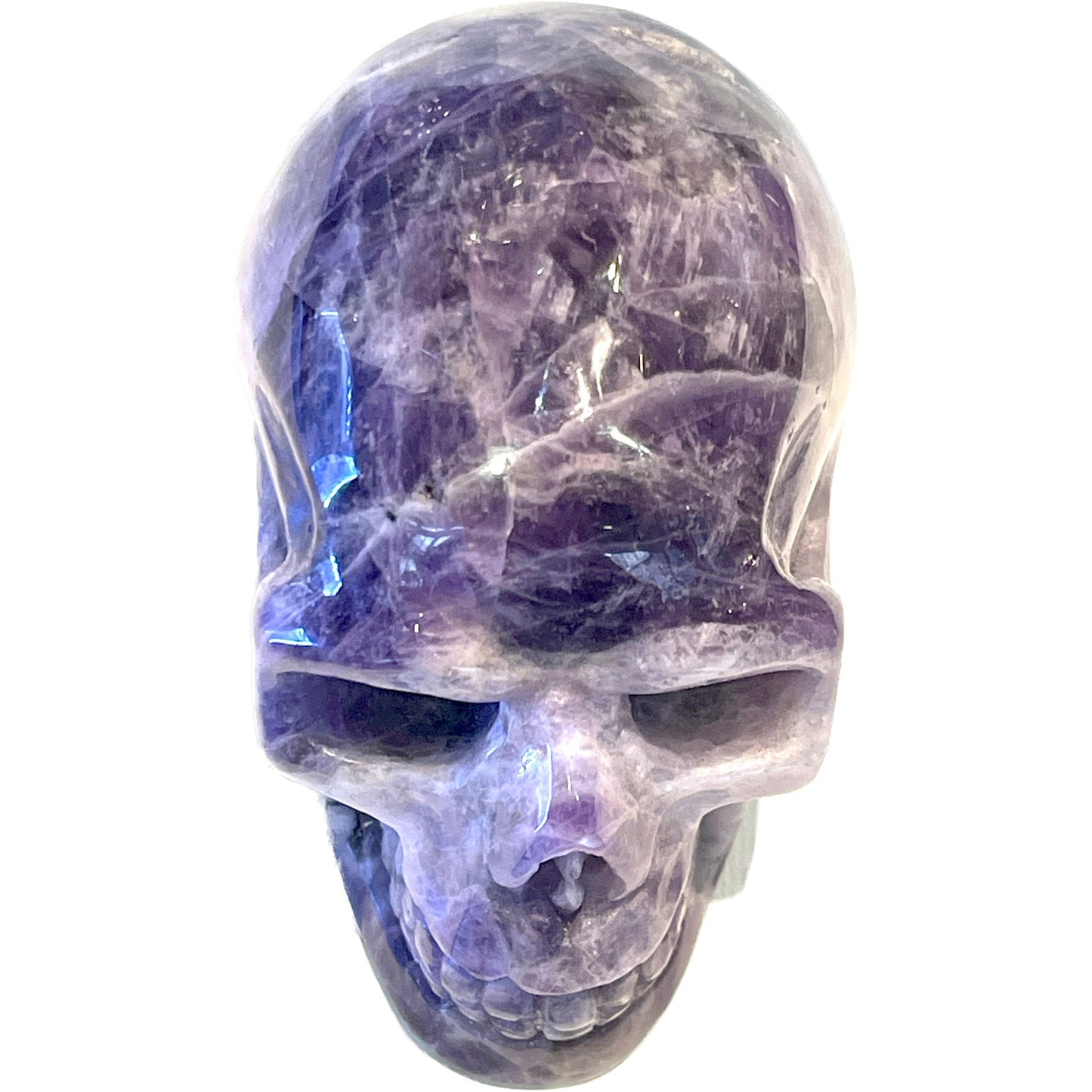 4 Inch Genuine Brazilian Amethyst Skull