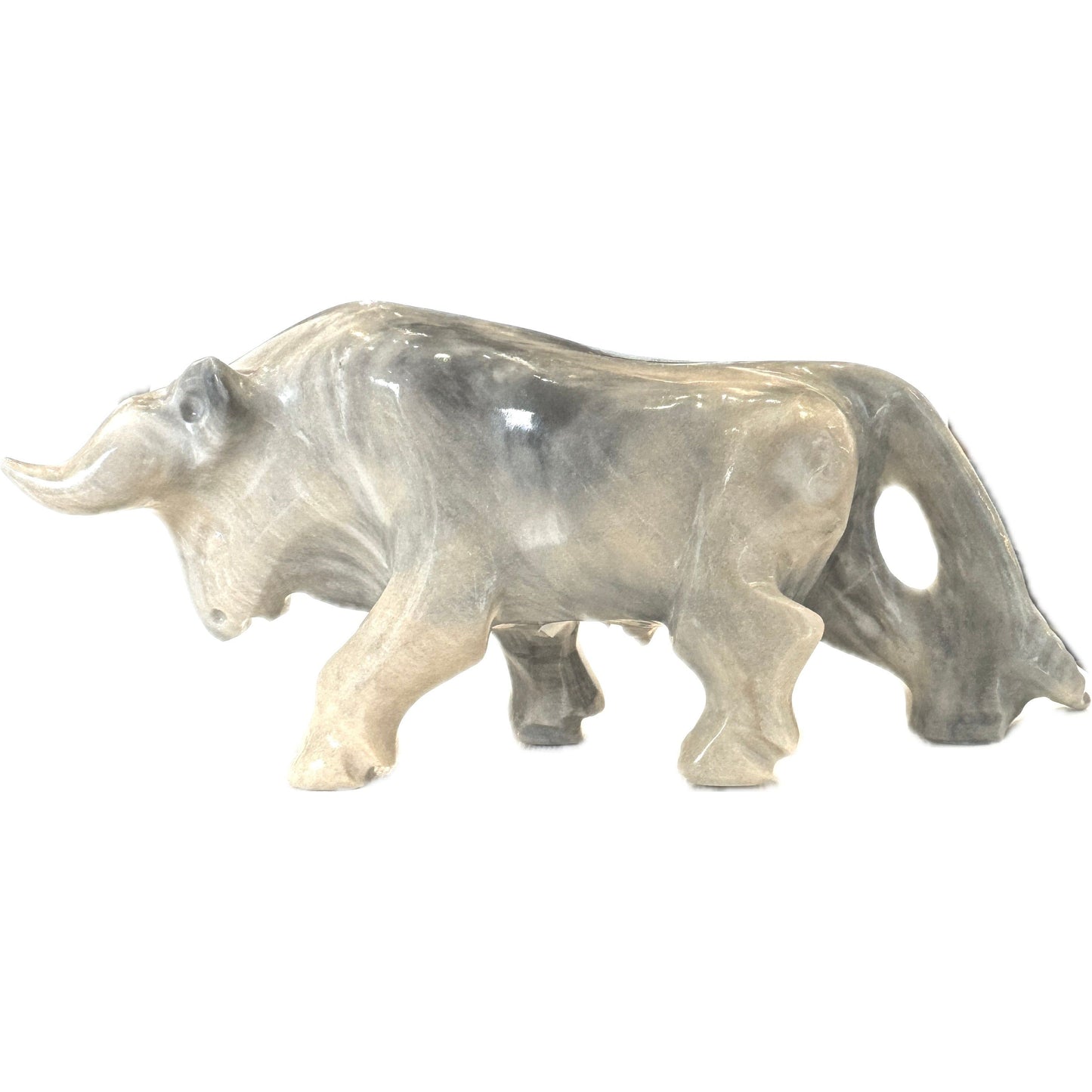 6 Inch Gray Onyx High-Quality Bull