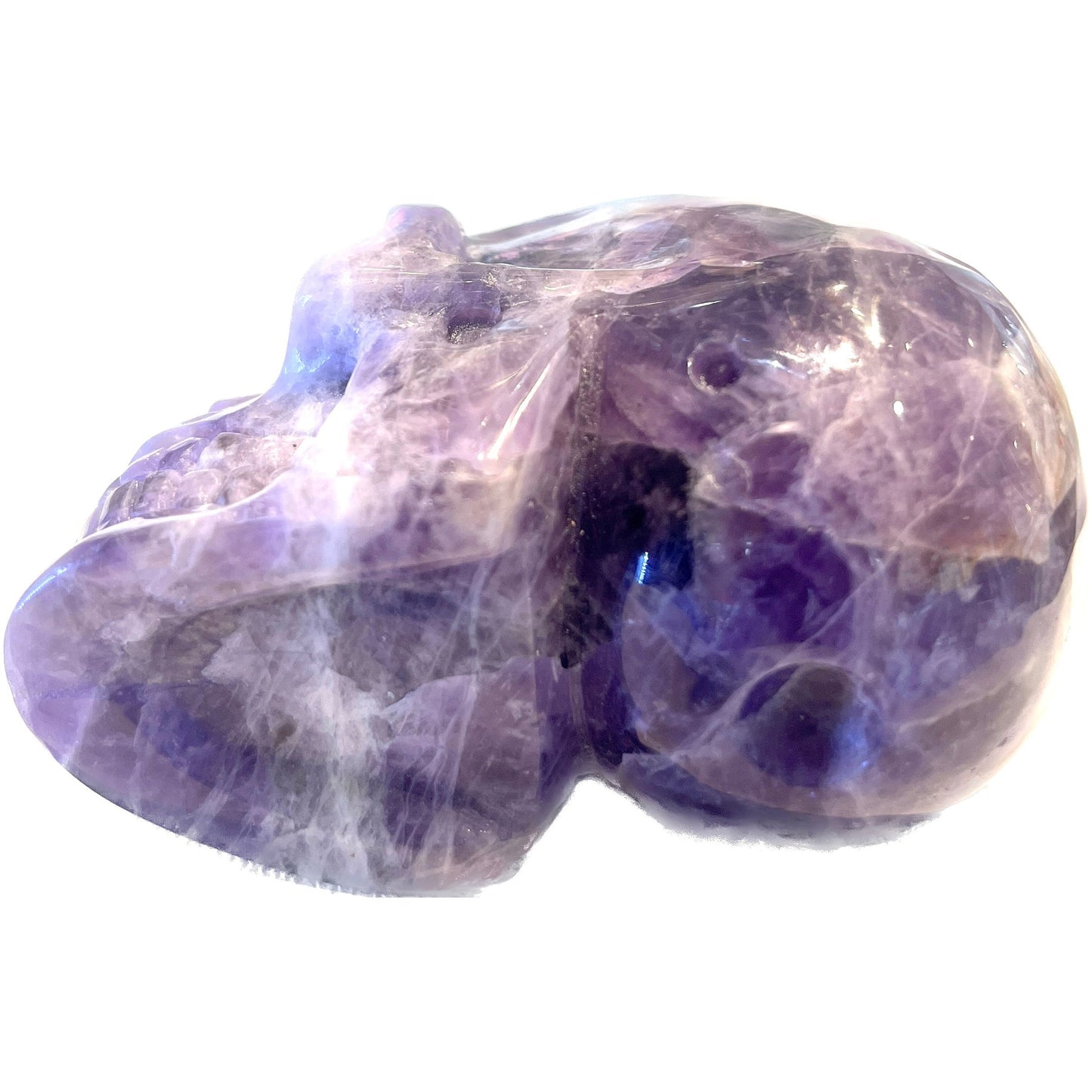 4 Inch Genuine Brazilian Amethyst Skull