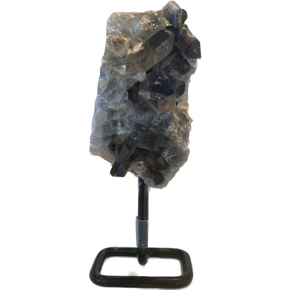 5 Inch Free Form Smokey Quartz on a Metal Stand