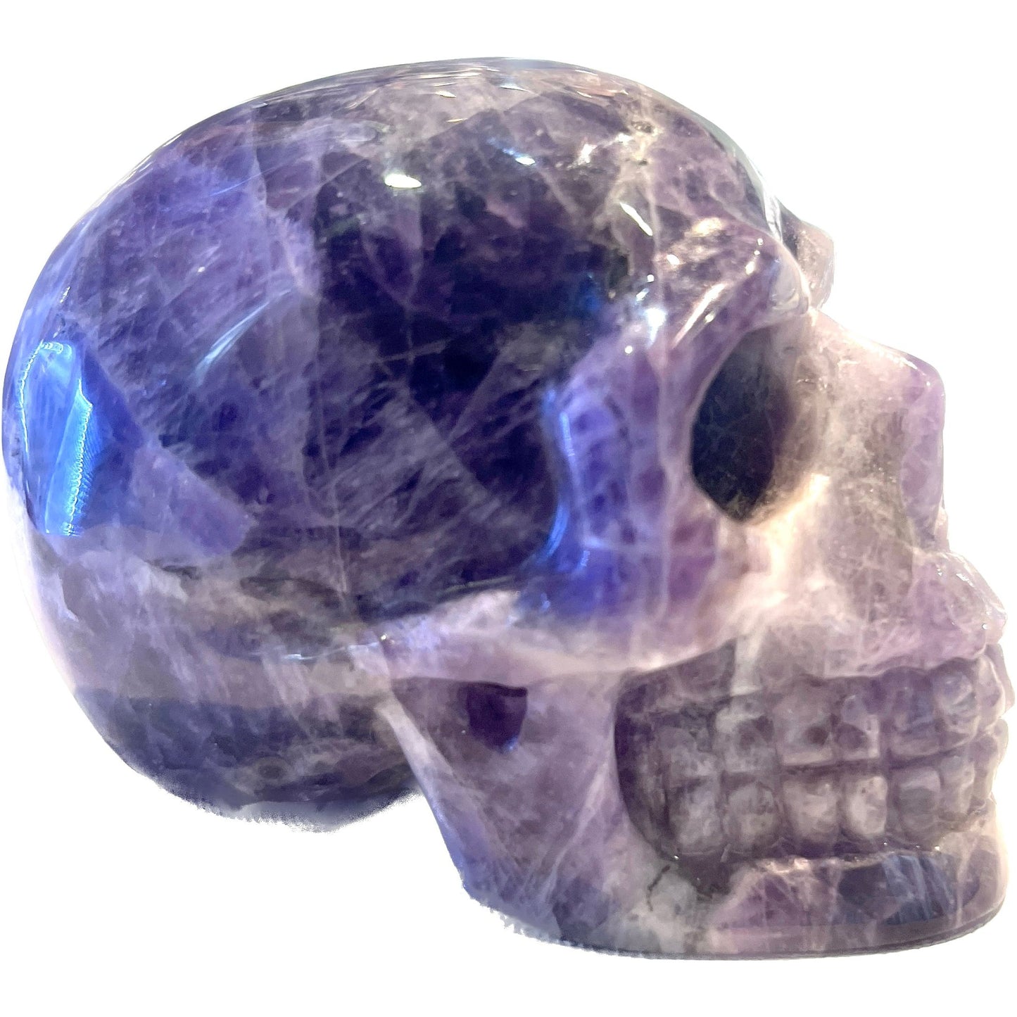 4 Inch Genuine Brazilian Amethyst Skull