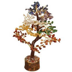 Handmade Gemstone Chakra Crystal Trees