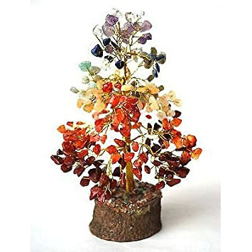 Handmade Gemstone Chakra Crystal Trees