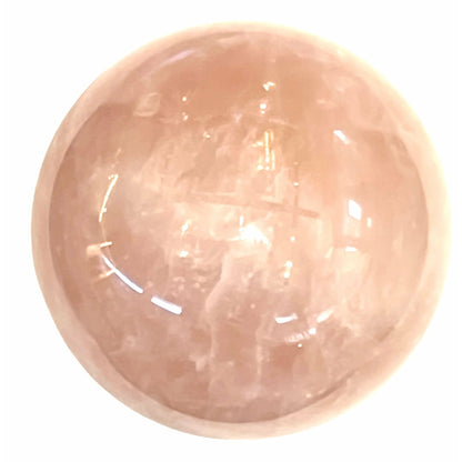 4 Inch Rhodonite Sphere Crystal Ball in Acrylic Base