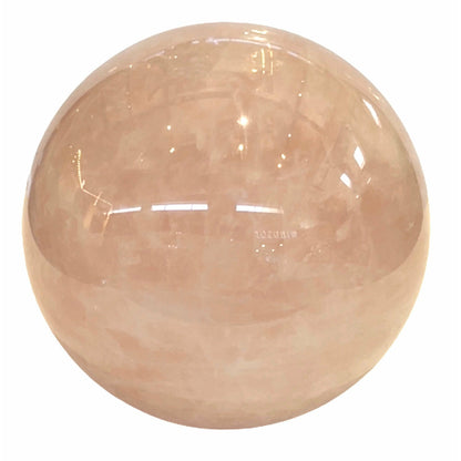 4 Inch Rhodonite Sphere Crystal Ball in Acrylic Base