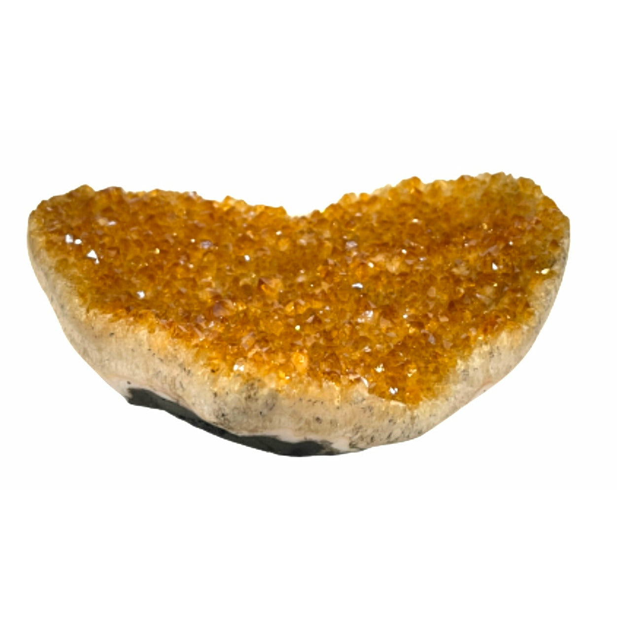 Genuine 6 inch Citrine Cluster Heart