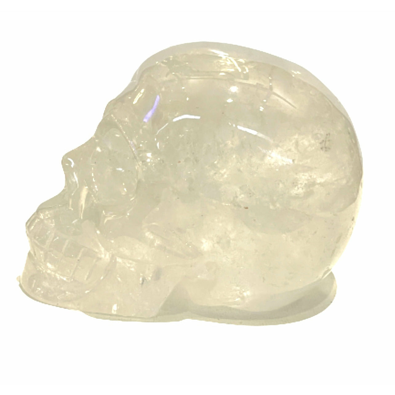 5 1/2 Inch Genuine Brazilian Clear Quartz Skull