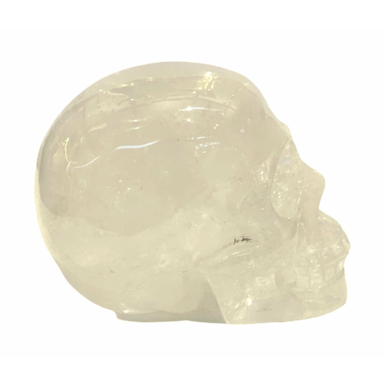 5 1/2 Inch Genuine Brazilian Clear Quartz Skull