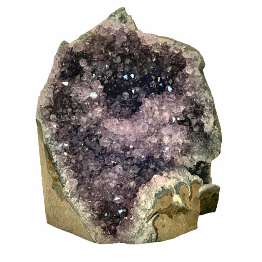 Clustered Free Form Amethyst