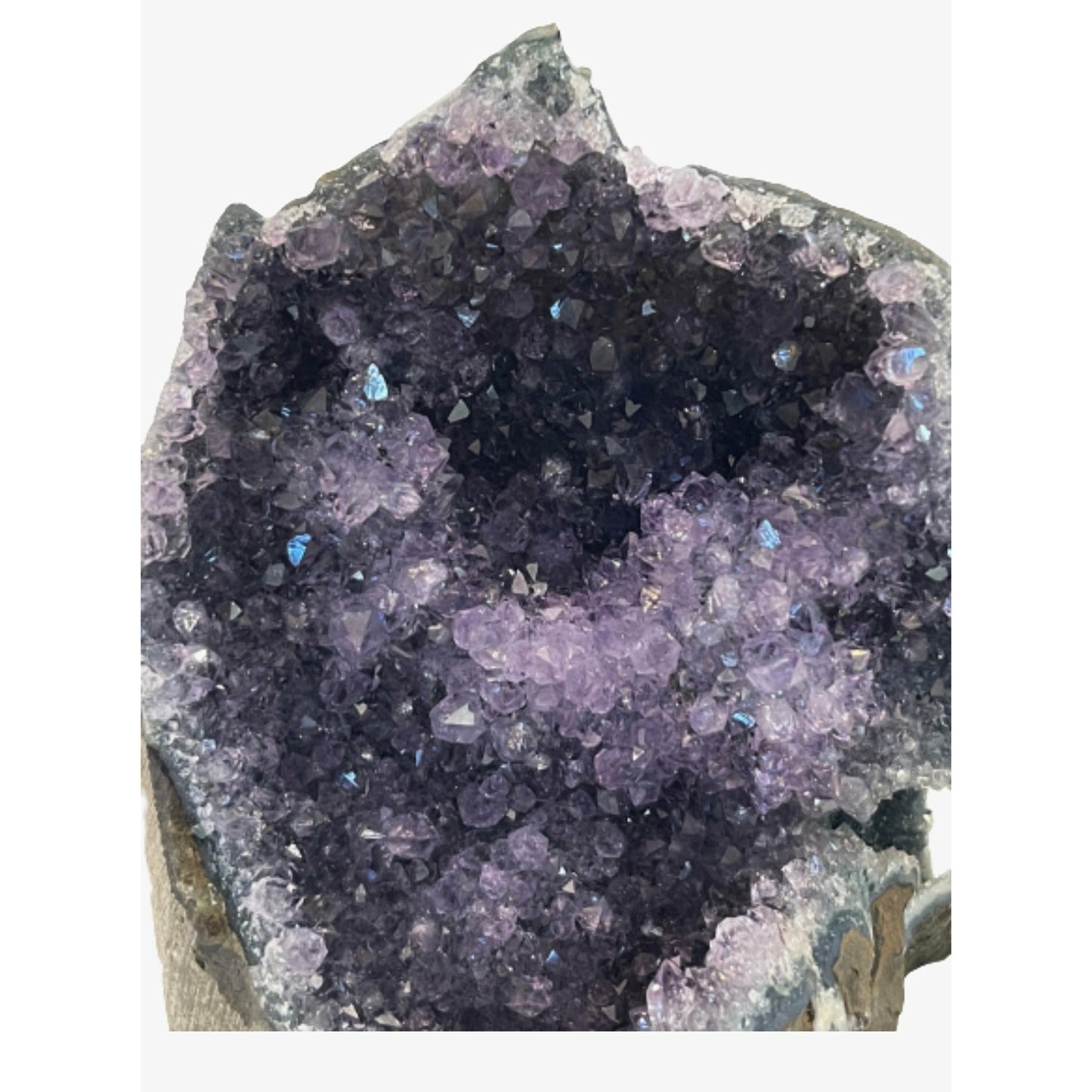 Clustered Free Form Amethyst