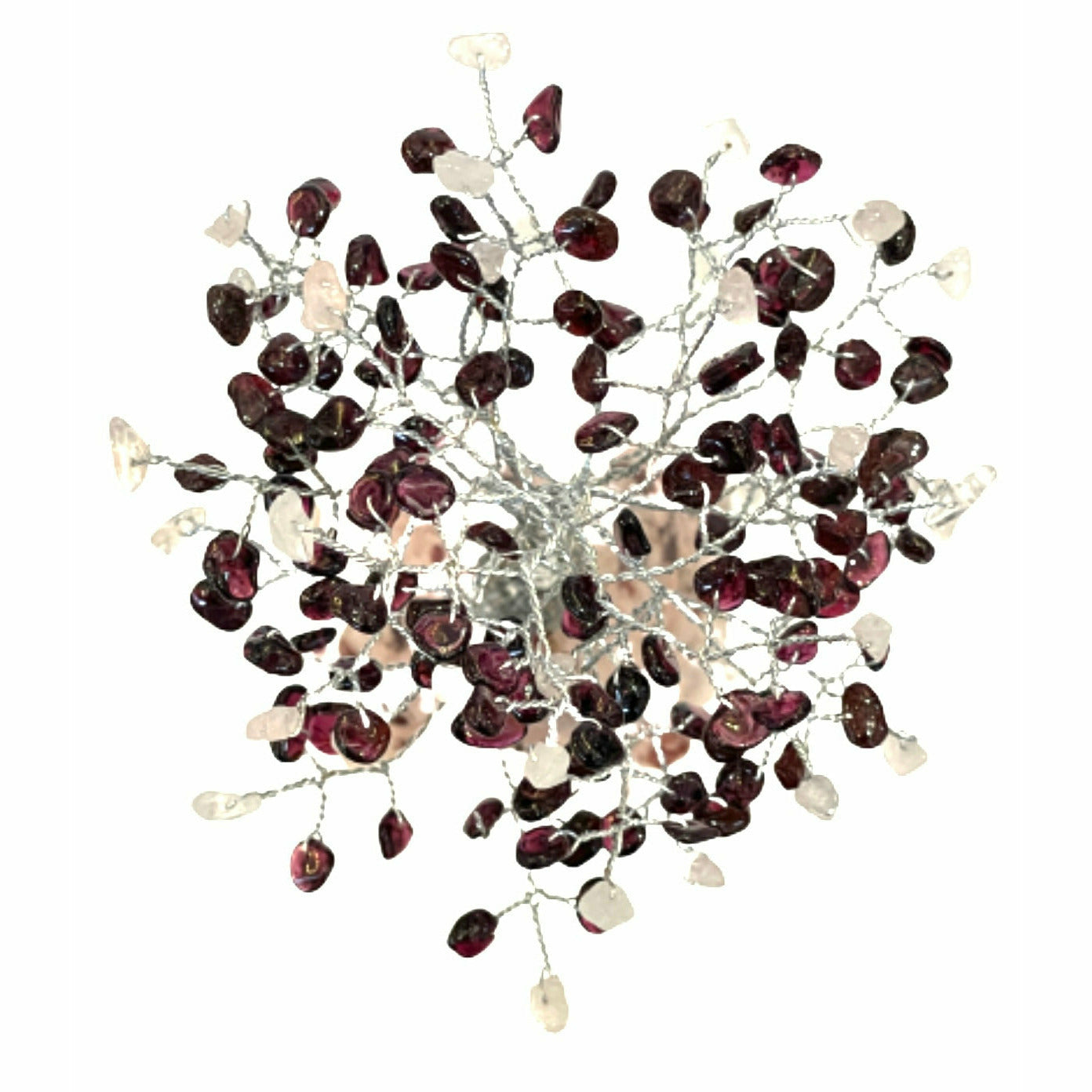 January Gem Birthstone Tree (Garnet / Rose Quartz)