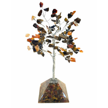 July Gem Birthstone Tree (Golden Tiger Eye / Carnelian)