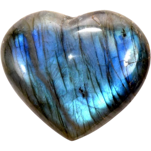 Genuine Polished Labradorite Heart