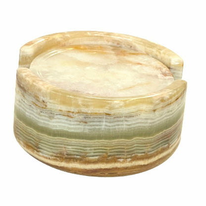 Light Green Onyx High-Quality Marble Coasters