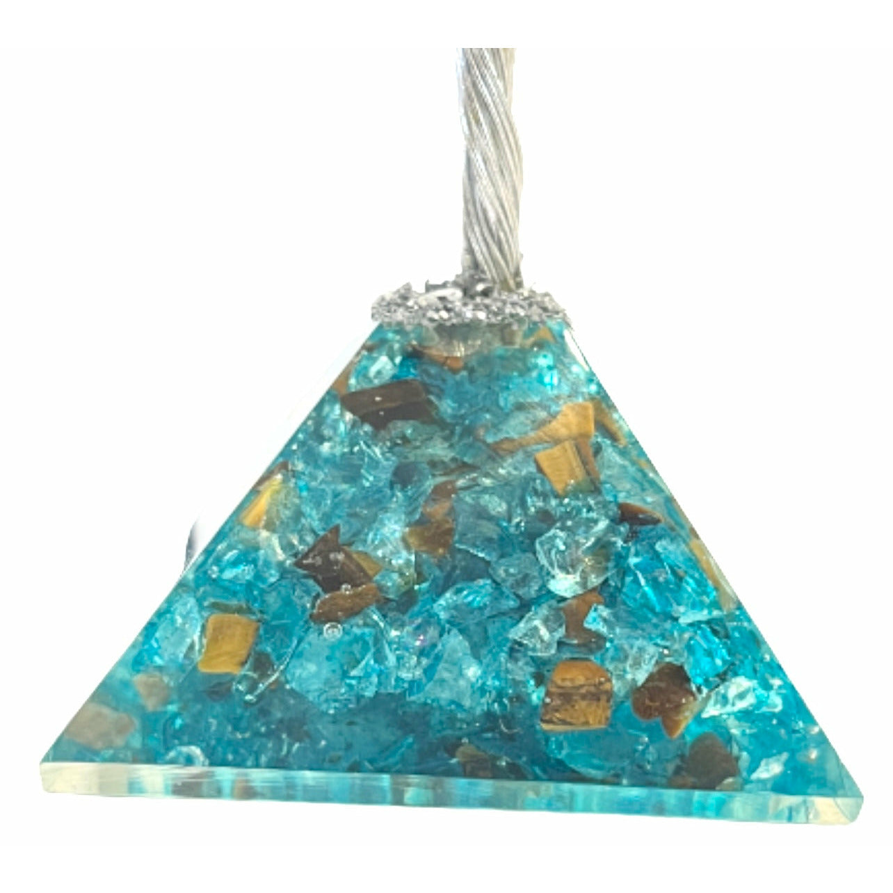 March Gem Birthstone Tree (Blue Tigers Eye / Blue Quartz)