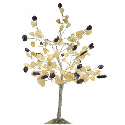 November Gem Birthstone Tree (Citrine / Garnet)