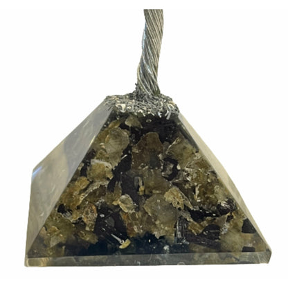 October Gem Birthstone Tree (Black Tourmaline / Labradorite)