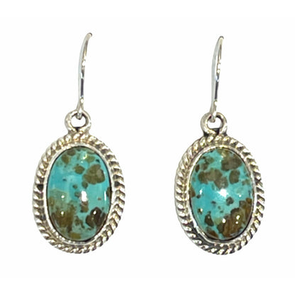 Sterling Silver Native Hand Made Boulder Turquoise Set